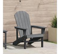 Générique Chaise Adirondack Gris Clair 74x82x91 cm HDPE,Chaises de Jardin,16.8KG-42006624