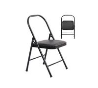 Générique Chaise auxiliaire Yoga Pliable, Chaise Yoga avec Support Dorsal, Aucun Assemblage requis, for événements Bureau Domicile, Salle Manger, Bureau d'ordinateur(Color 1,46x48x82.5cm)