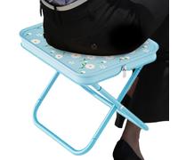 Générique Chaise Camping Portable | Tabouret Pliable d'Extérieur,Siège Nomade pour Randonnée Alpinisme Pêche Pique-Nique Balcon Jardin Plage Terrasse Arrière-Cour Piscine