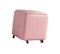 Générique Chaise Cube Pouf gigogne 5 en 1, sièges for Petits espaces, Tabouret de vanité, for Salon, Salle à Manger, Chambre à Coucher, Utilisation en Condos(Color 5,35x35cm)