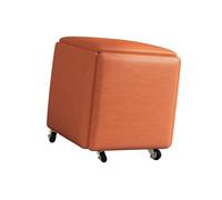 Générique Chaise Cube Pouf gigogne 5 en 1, sièges for Petits espaces, Tabouret de vanité, for Salon, Salle à Manger, Chambre à Coucher, Utilisation en Condos(Color 4,45x45cm)