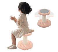 Générique Chaise de Bureau avec Tabouret oscillant pour Enfants, siège de Classe Flexible, Chaise d'équilibre, Bascule sensorielle, Tabouret d'apprentissage Actif préscolaire et élémentaire,Rose