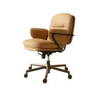 Générique Chaise De Bureau Ergonomique avec roulettes, Chaise D'ordinateur avec Mode Bascule, Hauteur Réglable, Angle D'inclinaison 125 °, for Chambre À Coucher(Color 1)