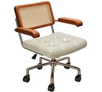 Générique Chaise de Bureau Milieu du siècle rotin Simili-Cuir