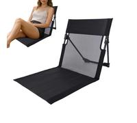 Générique Chaise de Camping Pliable | Siège de Sol Portable sans Pieds pour pelouse - Dossier Inclinable Portable - pour Camping, Jardin, Piscine, Balcon, Voyage, Parc, Terrasse