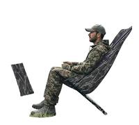 Générique Chaise de Camping Pliante Portable, Style hamac, accroche sur n'importe Quel Arbre, Tabouret pivotant léger sur trépied, Pays de Rupture de chêne moussue