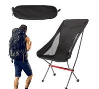 Générique Chaise De Camping Pliante,Siège Repliable Ergonomique | Siège de Randonnée Anti-Dérapant,pour Camping Randonnée Plage Pêche Pique-Nique Terrasse Balcon Jardin