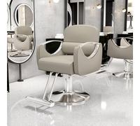 Générique Chaise de Coiffure réglable Noire élégante pour Salon de Coiffure et Salon - Conception pivotante Confortable pour Une expérience Client améliorée et Une Utilisation Professionnelle.