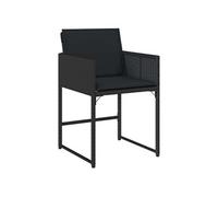 GENERIQUE Chaise de jardin pliante Lot de 4 - Résine tressée - H. 79 cm