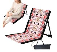 Générique Chaise de Plage Basse Chaise Longue Pliable Légère et Portable | de Plage pour Piscine pour Extérieur Bains de Bronzage Camping Pique-nique Pelouse Concert Lecture Parc Sable
