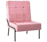 Générique Chaise de Relaxation 65x79x87 cm Rose Velours,Meubles,Fauteuils et chaises,Rose,11.8 KG,325774