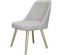 Générique Chaise de Salle à Manger en Velours Doux, for Chambre d'hôtel, Ordinateur, étudiant, Chambre Simple avec Dossier, réception(Gray,B)