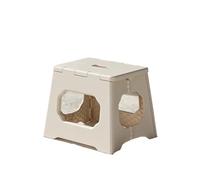 Générique Chaise de Salle Bain Pliable en Plastique, Douche, Petit Pied, Gain Place, Tabouret d'extérieur Touristique, Silla(Style3)