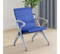 Générique Chaise de Salle d'attente avec Dossier et accoudoirs, Chaise de réception pour Hall d'accueil et salles de réunion, destinée aux Bureaux, cliniques et Halls d'accueil(Blue)