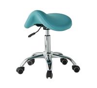 Générique Chaise De Selle Ergonomique, Tabouret De Selle Confortable avec roulettes, Tabouret De Coupe Pivotant for Salon, Cuisine, Salon, Spa, Tatouage, Pédicure(Color1)