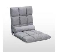 Générique Chaise de Sol Pliante avec Support Dorsal, réglable sur 5 Angles, Salon Confortable pour Jouer, Lire, méditer