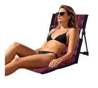 Générique Chaise de Sol Siège Confortable à Gain de Place et Robuste | Chaise de Sol Pliante avec Dossier Pour les Habitants d'Appartement Adolescents Voyageurs Salon Camping Plage et Bord de