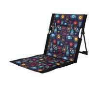 Générique Chaise de Sol Siège Confortable Rembourré Et Inclinable | Chaise Gaming De Sol Avec Dossier Pour les Habitants d'Appartement Adolescents Voyageurs Salon Camping Plage et Bord de