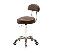 Générique Chaise De Tabouret De Selle avec Support Arrière, Chaise De Tabouret D'esthéticienne Ergonomique, Tabouret De Selle De Spa De Tatouage De Salon avec Hauteur Réglable Et roulettes(Color3)