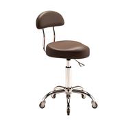 Générique Chaise De Tabouret De Selle avec Support Arrière, Tabouret Hydraulique Roulant À Selle Pivotante Ergonomique, Chaise De Tabouret Réglable Pivotante for Salon De Spa(Color2)