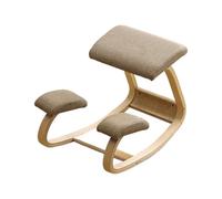Générique Chaise Ergonomique en Bois, Siège De Bureau À Genoux avec Éponge Haute Résilience, Correction De Posture for Le Bureau Et La Maison(Style 2)