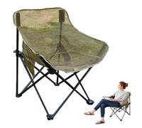 Générique Chaise extérieure Robuste, Chaise de Camping Pliable - Chaise en Filet Pliant Lourde,Conception complète du Dossier Équipement extérieur pour la randonnée, Les Voyages, Le Camping