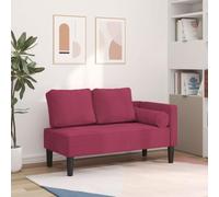 Générique Chaise Longue avec Coussins Rouge Bordeaux Velours,Chaises Longues,16.7KG-4007575