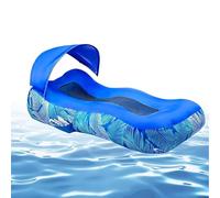 Générique Chaise Longue Gonflable De La Plage | Matelas De Bivouac avec Pare-| Chaise À Air - pour L'Extérieur, Le Jardin, L'Arrière-Cour, Le Camping, La Pelouse, Patio, La Plage Et Le