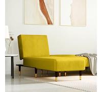 Générique Chaise Longue Jaune Velours,Chaises Longues,13.55KG-352806