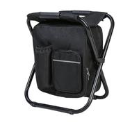 Générique Chaise Pliante avec Sac À Dos | Tabouret Portable avec Un Sac Réfrigérant Isotherme,Chaise De Pêche avec À Dos,pour Le Balcon, Camping, Plage, Voyage, Jardin, Randonnée et Pêche