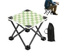 Générique Chaise Pliante de Camping Petit Tabouret Portable À Motif | Chaise De Randonnée Pour Pique-Nique Jardin Arrière-Cour Terrasse Plage Sports Concert Pelouse Pêche En Extérieur