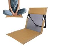 Générique Chaise Pliante de Plage | Siège Inclinable sans Pieds pour Extérieur - Fauteuil Relaxant avec Dossier Haut l'extérieur, Plage, Pique-Nique, Bord Piscine, terrasse, Jardin, Parc