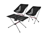 Générique Chaise Pliante d'extérieur, Table de Camping Touristique, Chaise Longue Plage for se détendre, mobilier Pliable for Pique-Nique(2person)
