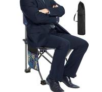 Générique Chaise Pliante Extérieure - Tabouret Portable pour Camping Pêche | Siège Léger avec Sac Rangement | Tissu Oxford 600D Acier Carbone, Capacité 130kg, Étanche Anti Usure