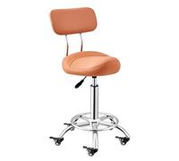 Générique Chaise Selle, Tabouret Selle avec Dossier Et roulettes, for Cabinet D'hygiène, Salon De Beauté, Tatouage, Massage(Color3)