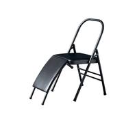 Générique Chaise Yoga Exercices Hanches et Jambes, avec Soutien Lombaire, Support à Double Traverse Dossier, Chaise d'entraînement d'équilibre(Color 2,45x81x82.5cm)