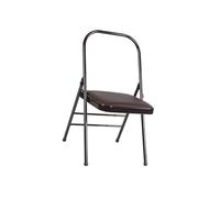 Générique Chaise Yoga Pliante avec Dossier, équipement Yoga, Exercices Hanches Jambes, for Plus flexibilité Force Lors événements Jardin Bureau(Color 1)