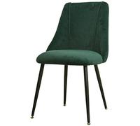 Générique Chaises de Cuisine et de Salle à Manger, Chaise de comptoir à Usage Domestique, Dossier en Flanelle for Loisirs, Maquillage, Nail Art, Banquet, négociation(Green,Black Legs)