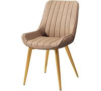 Générique Chaises de Cuisine et de Salle à Manger, Chaise de comptoir for Restaurant Occidental, avec Dossier, idéale for Les Loisirs et la négociation(Camel)