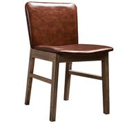 Générique Chaises de Cuisine et de Salle à Manger, Chaise de Salon rétro en Bois Massif for Usage Domestique, for négociation, réception, café, Magasin de vêtements(Brown,A)