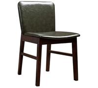 Générique Chaises de Cuisine et de Salle à Manger, Chaise de Salon rétro en Bois Massif for Usage Domestique, for négociation, réception, café, Magasin de vêtements(Green,B)