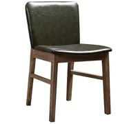 Générique Chaises de Cuisine et de Salle à Manger, Chaise de Salon rétro en Bois Massif for Usage Domestique, for négociation, réception, café, Magasin de vêtements(Green,A)