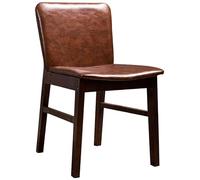 Générique Chaises de Cuisine et de Salle à Manger, Chaise de Salon rétro en Bois Massif for Usage Domestique, for négociation, réception, café, Magasin de vêtements(Brown,B)