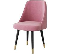 Générique Chaises de Cuisine, Salle à Manger, Dossier, Ordinateur, Bureau, Chambre à Coucher, dortoir, Maquillage, Nail Art, Chaise de comptoir en Velours(Pink,A)