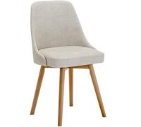 Générique Chaises de Cuisine, Salle à Manger, Technologie Cuir hêtre comptoir Chaise Balcon Banquet Mariage Loisirs Usage Domestique Dossier Chambre(White)