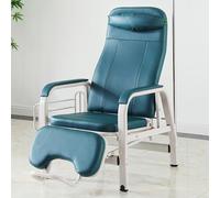 Générique Chaises de Réception Entièrement Inclinables Salle d'attente, Chaise de Perfusion Médicale avec Support de Poteau IV, Banc de Lobby Siège Rembourré Doux (Green)