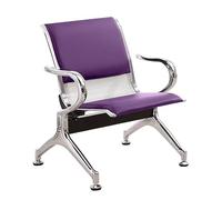 Générique Chaises de réception pour Salle d'attente avec accoudoirs, chaises d'accueil pour Bureaux, hôpitaux, aéroports, banques et Halls d'entrée(Purple)
