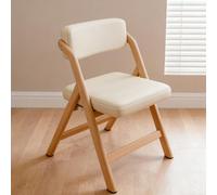 Générique Chaises Pliantes avec Coussin Rembourré, Tabouret De Bar Pliant, Gain De Place, Cuir PU Et Cuir Ciré à l'huile for Balcon, Mariage, Salon