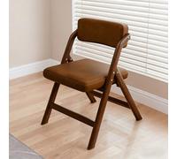 Générique Chaises Pliantes avec Coussin Rembourré, Tabouret De Bar Pliant, Gain De Place, Cuir PU Et Cuir Ciré à l'huile for Balcon, Mariage, Salon