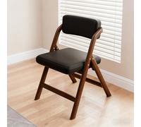 Générique Chaises Pliantes avec Coussin Rembourré, Tabouret De Bar Pliant, Gain De Place, Cuir PU Et Cuir Ciré à l'huile for Balcon, Mariage, Salon